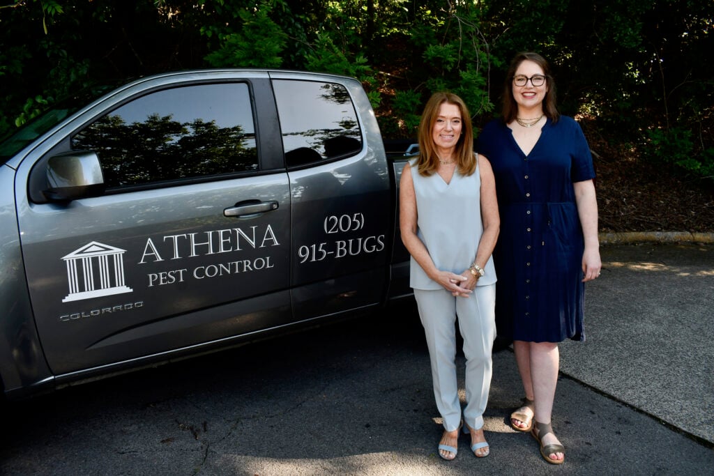 Athena Pest Control owner, and office manager