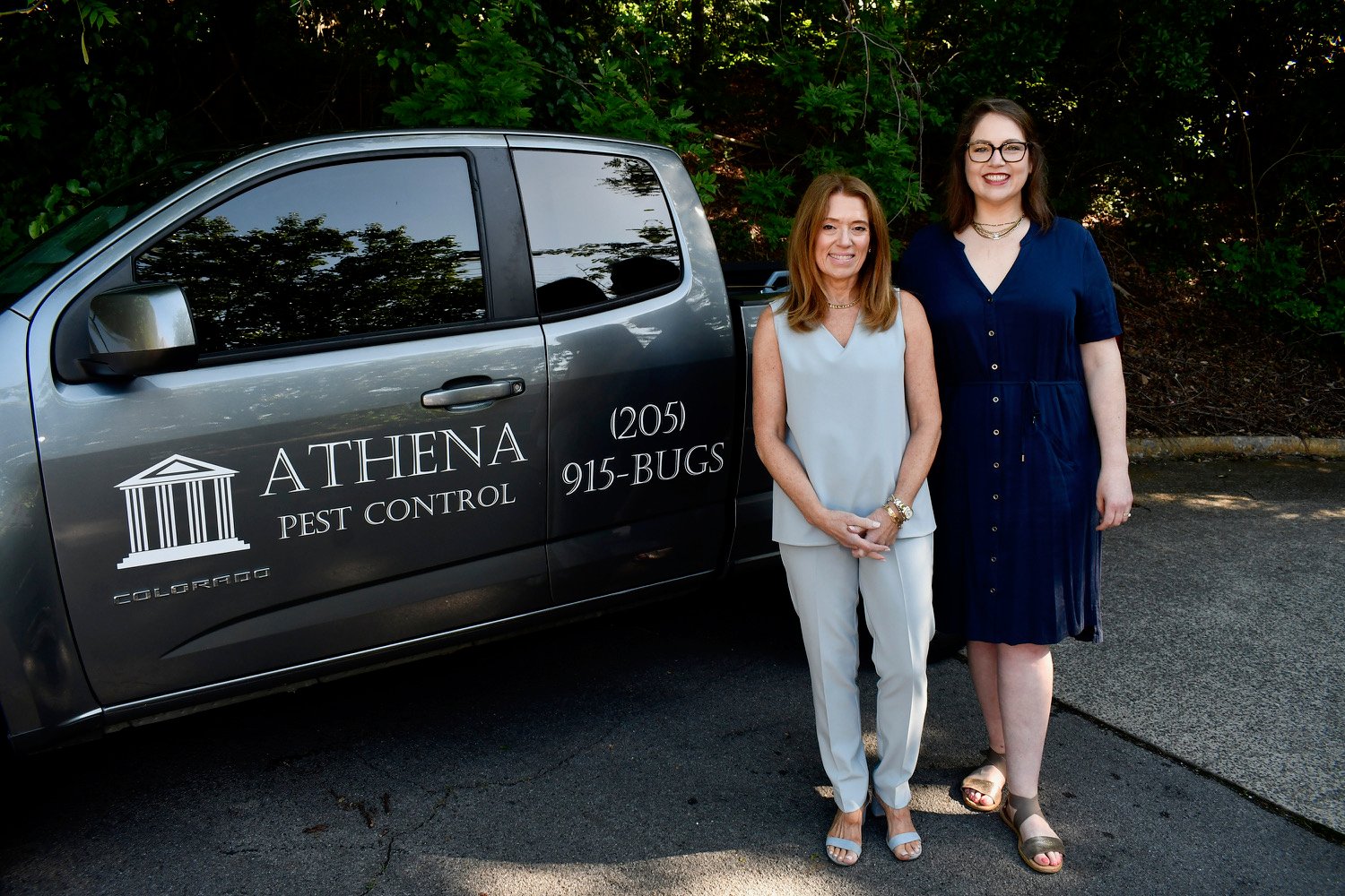 Athena Pest Control owner, and office manager